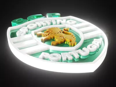 Sporting Clube De Portugal logo - Cinematic - 3D print 3D model