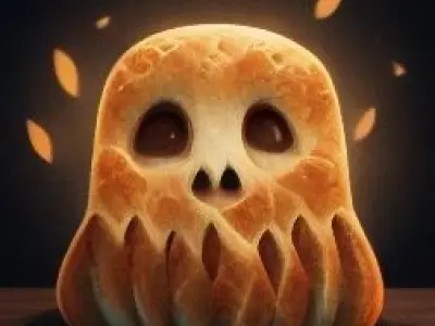 Horror Picture Frame Low-poly 3D model