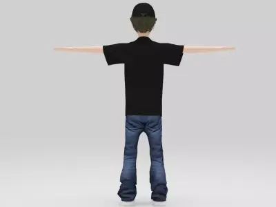 Valentino Rossi Moto Gp Rigged  Low-poly 3D model