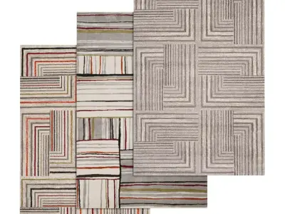 Rug Set 401 3D model