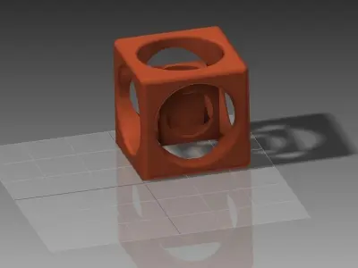 cubes within a cube Free 3D model