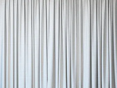 Curtains with tulle set 07  3D model