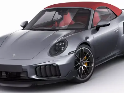 Porsche 911 Turbo S Cabriolet 2026 3D model