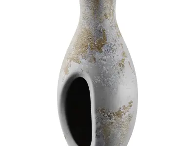 Vase decor Low-poly 3D model 13