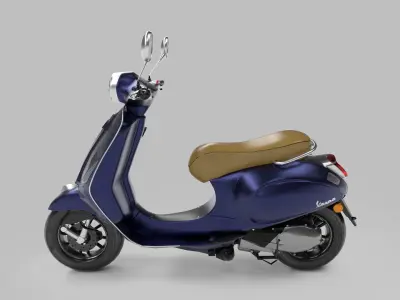 Vespa Low-poly 3D model