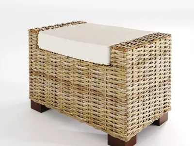 Rattan chair 2020 3D model