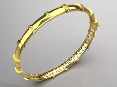 gold bracelet bg0042 3D print model