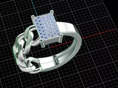 JEWELRY RING o27 3D print model