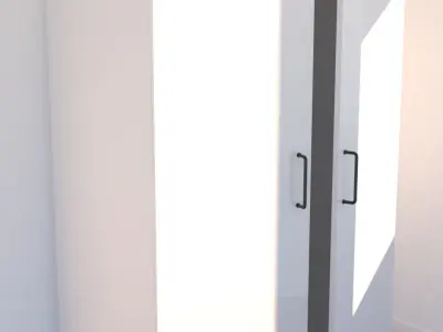 IKEA PAX Cabinet 100x58x201 3D model