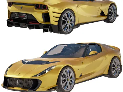 Ferrari 812 Competizione A 2022 3D model