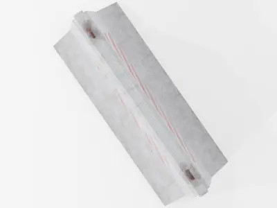 Lowpoly Road traffic cone and orange cone Low-poly 3D model