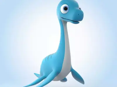 Plesiosaurus 3D model