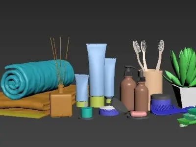 Bathroom Kit 3D model