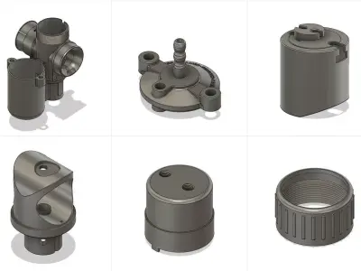 BVF Vergaser KNB 22 komplett 3D model