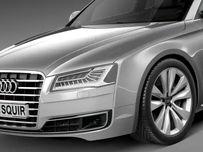 Audi A8 2014 3D model