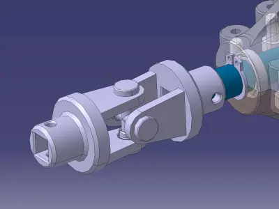 High-Quality Differential Gear 3D Model  3D model