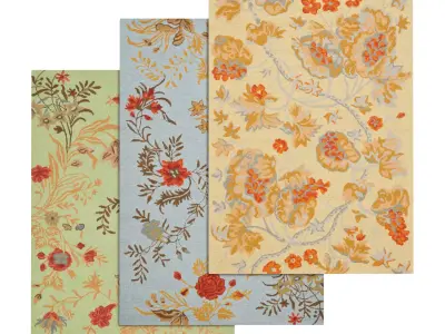 Rug Set 2298 3D model