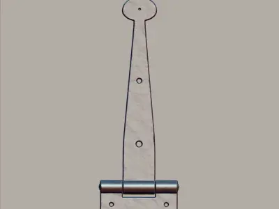 Hinges VDM and IMM Brushes for Zbrush  3D model