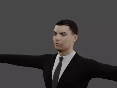 cristiano ronaldo 3D model