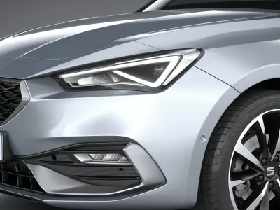 Seat Leon Sportstourer FR 2020 3D model