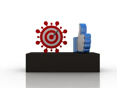 Coronavirus consequences  Low-poly 3D model