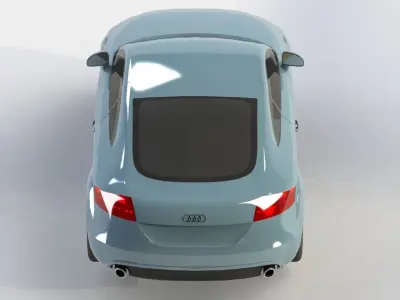 Audi TT Coupe 2010 3D model