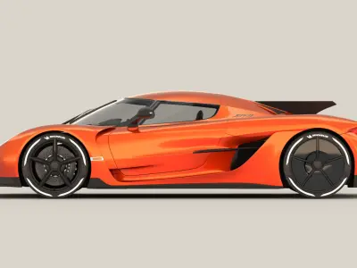 Koenigsegg Jesko Absolut 2020 3D model