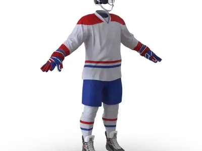 Hockey Equipment Generic 4 3D model