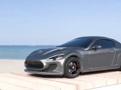 Maserati car 3D model