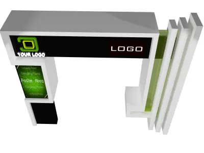 Fair Gate exhibition Event a442c 3D model
