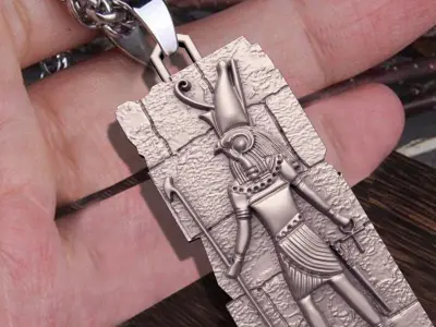 HORUS KING PENDANT WALL DECORATION ANCIENT EGYPT M03 3D print model