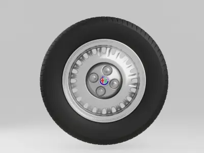 Alfa Romeo Giulietta 1977 Wheel 3D model