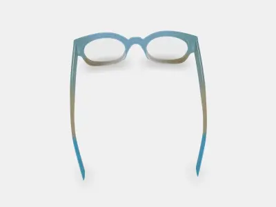 Rocco Eyeglasses in Coastline Crystal Fade 3D model