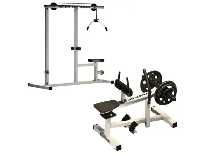 30 pieces of gym equipment 3D model