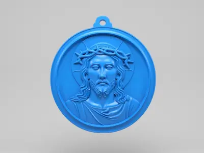 Christ medal 2 3D print model