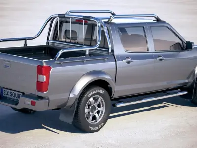 Peugeot Pick Up 2018 3D model