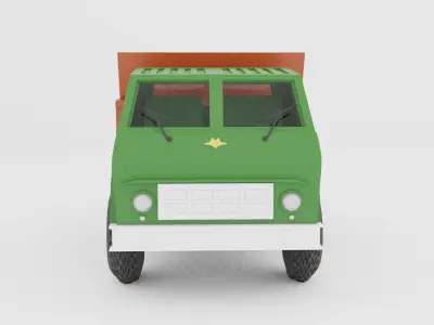 Truck dump 3D model buy