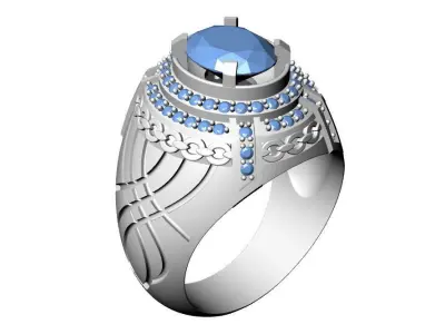 Men Rings Fashion 003 3D print model