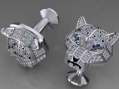 Cufflinks 3D print model