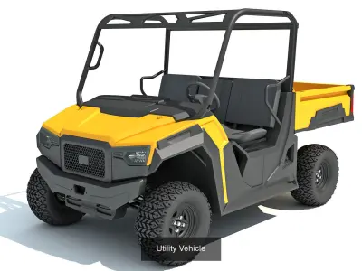 UTV Utility Vehicles 3D Model Pack