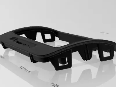 Golf 5 Air Vent Frame 3D print model