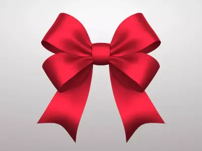 Bow 23v Low-poly 3D model