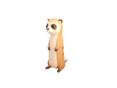 Character309 Meerkat 3D model