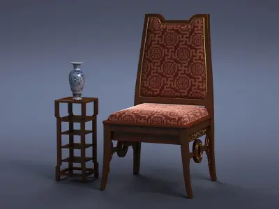 cabinet cabinet wardrobe sofa bed table bookshelve 3D model