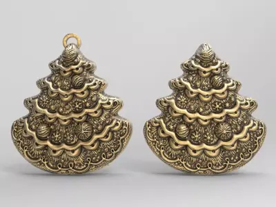 christmas tree decor  3D print model get