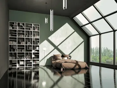 Modern Bedroom 3D model shop