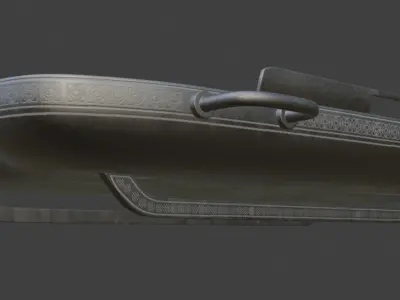 Skeleton Sled 3D model