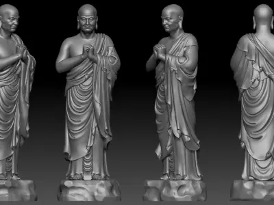 Venerable Maha-Kasyapa  3D print model
