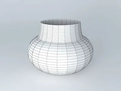 object white constrution Free 3D model