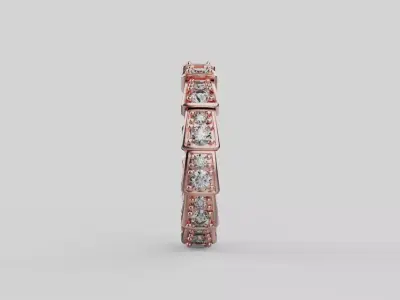 Bvlgari serpenti ring 3D print model